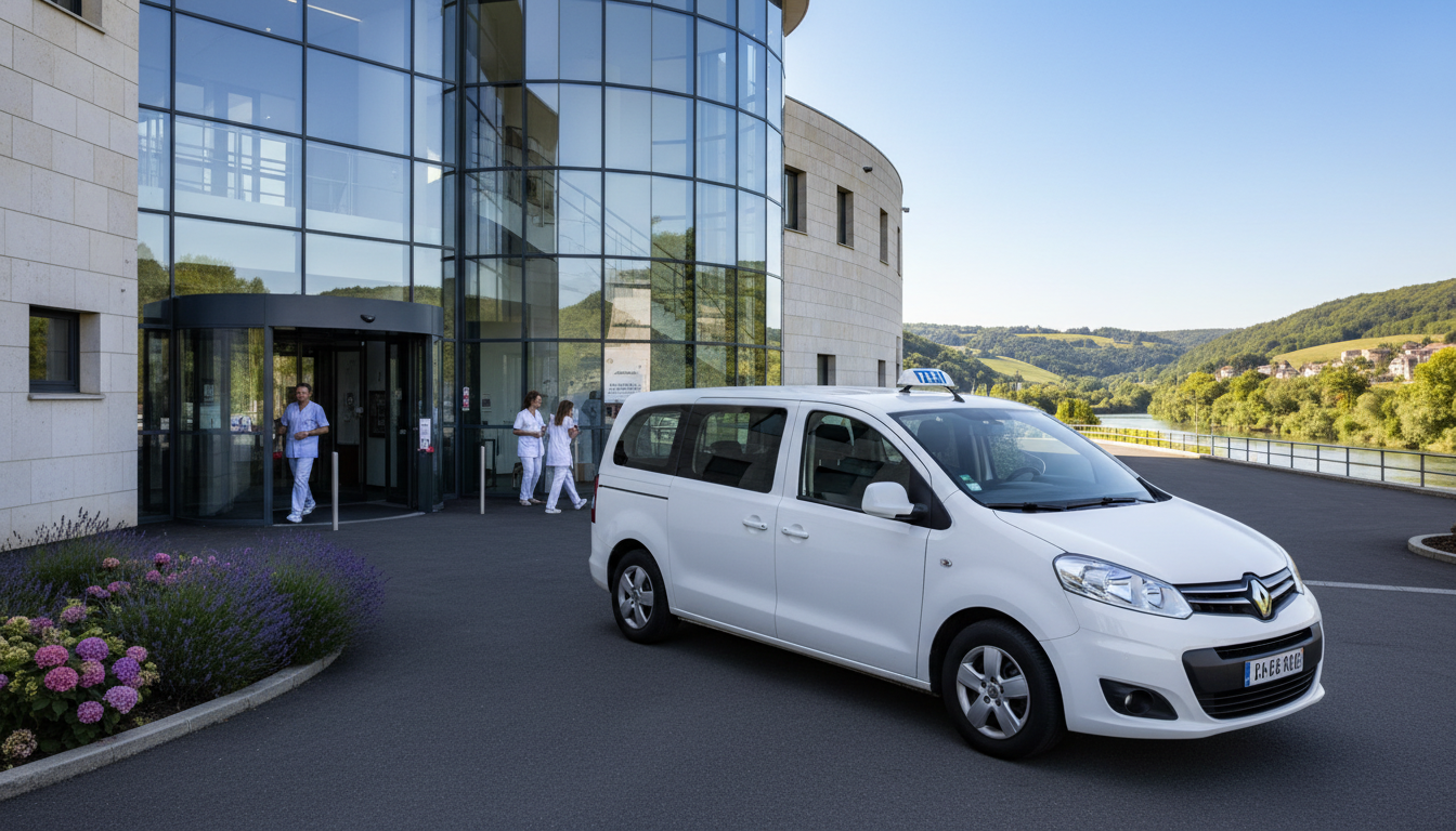 Taxi médical La Grand-Croix vers CHU Saint-Étienne