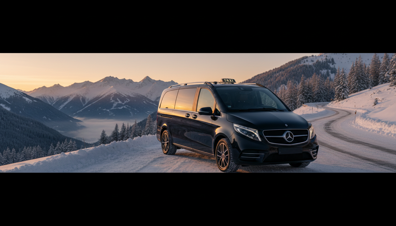 Taxi Saint-Étienne vers les Alpes : Votre trajet ski confort
