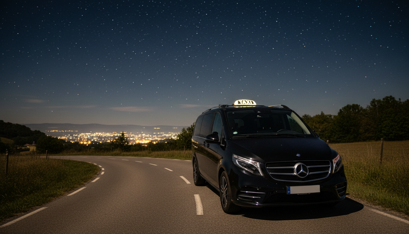 Taxi de nuit Vallée du Gier : Votre transport 24h/7 avec TAXI ABEL