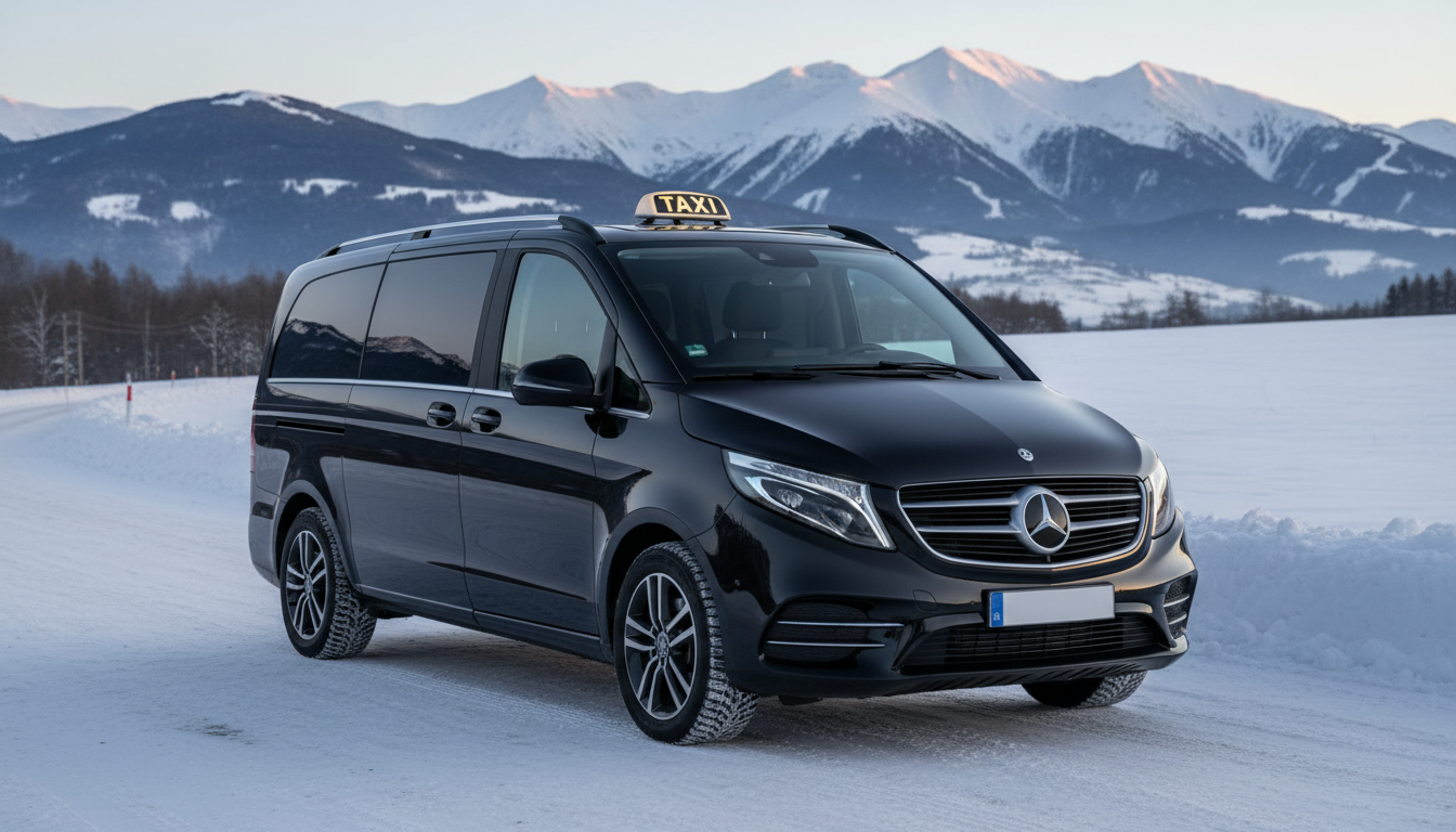 Taxi Saint-Étienne vers Stations de Ski : Trajet tout confort