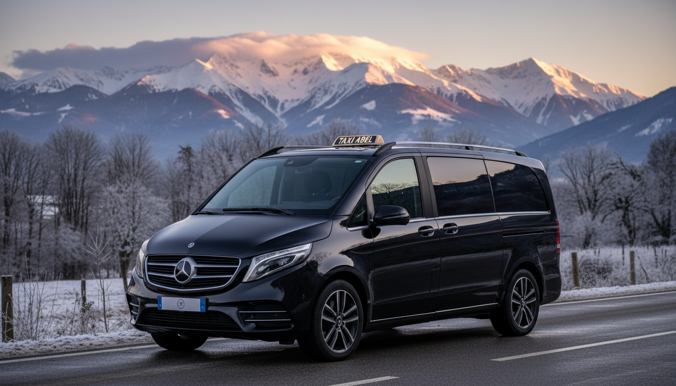 Taxi Saint-Étienne vers Stations de Ski : Trajet tout confort